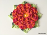 Flor caracol 3D (186)