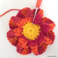 Flor caracol 3D (48)