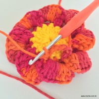 Flor caracol 3D (64)