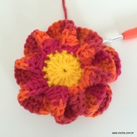 Flor caracol 3D (77)