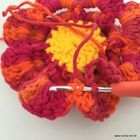 Flor caracol 3D (90)