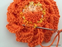 Flor de Algodão passo a passo (100)