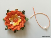 Flor de Algodão passo a passo (155)