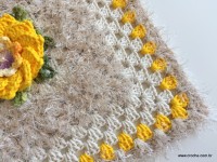Tapete barroco com flor de algodão (115)