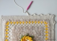 Tapete barroco com flor de algodão (152)