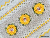 Tapete barroco com flor de algodão (233)