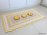 Tapete barroco com flor de algodão (235)