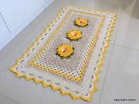 Tapete barroco com flor de algodão (238)