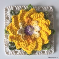 Tapete barroco com flor de algodão (3)