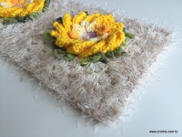 Tapete barroco com flor de algodão (60)