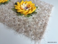 Tapete barroco com flor de algodão (65)