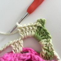 Flor Rosa rasteira passo a passo (100)