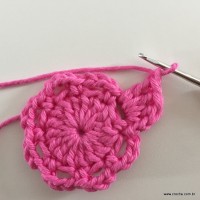 Flor Rosa rasteira passo a passo (18)