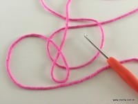 Flor Rosa rasteira passo a passo (2)