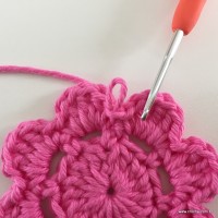 Flor Rosa rasteira passo a passo (24)