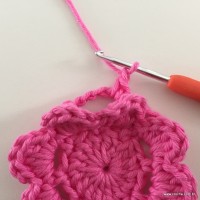 Flor Rosa rasteira passo a passo (39)