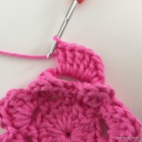 Flor Rosa rasteira passo a passo (40)