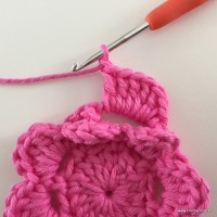 Flor Rosa rasteira passo a passo (41)