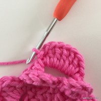 Flor Rosa rasteira passo a passo (42)