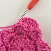 Flor Rosa rasteira passo a passo (43)