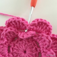 Flor Rosa rasteira passo a passo (49)