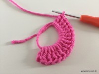 Flor Rosa rasteira passo a passo (6)