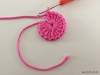 Flor Rosa rasteira passo a passo (7)