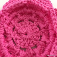 Flor Rosa rasteira passo a passo (81)