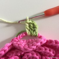 Flor Rosa rasteira passo a passo (88)