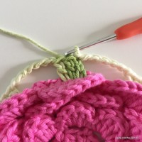 Flor Rosa rasteira passo a passo (93)