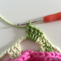 Flor Rosa rasteira passo a passo (96)