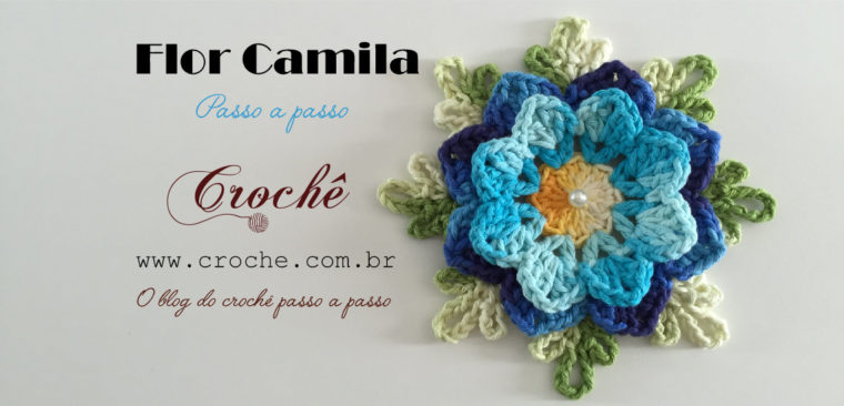 Flor camila passo a passo