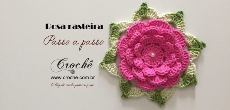 Rosa rasteira passo a passo
