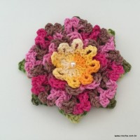 Flor cravo passo a passo (290)