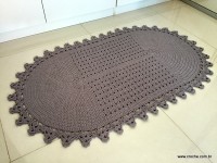Tapete oval simples passo a passo (250)
