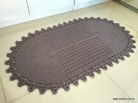 Tapete oval simples passo a passo (251)