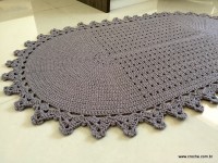 Tapete oval simples passo a passo (257)