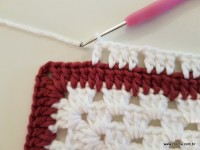 Tapete retangular com flor cravo (107)