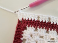 Tapete retangular com flor cravo (108)