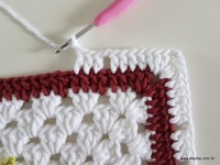 Tapete retangular com flor cravo (125)