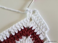 Tapete retangular com flor cravo (127)