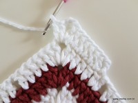 Tapete retangular com flor cravo (128)