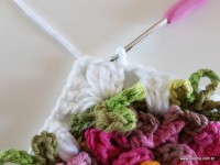 Tapete retangular com flor cravo (13)