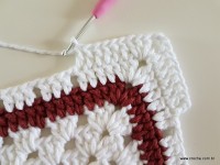 Tapete retangular com flor cravo (131)