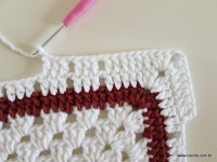 Tapete retangular com flor cravo (132)