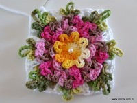 Tapete retangular com flor cravo (14)