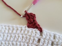 Tapete retangular com flor cravo (147)