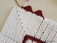 Tapete retangular com flor cravo (153)