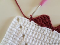 Tapete retangular com flor cravo (154)