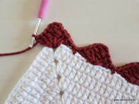 Tapete retangular com flor cravo (156)